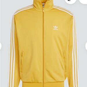 Adidas Men's Yellow Track Jacket